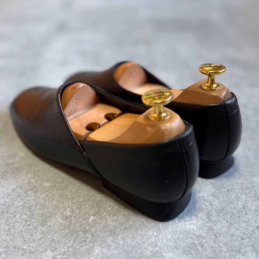 【美品】CAMPER カンペール レザー フラット パンプス 23.5cm 黒