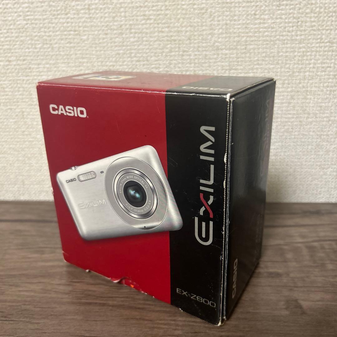 CASIO EXILIM EX-Z800 コンパクトデジタルカメラ シルバー - メルカリ