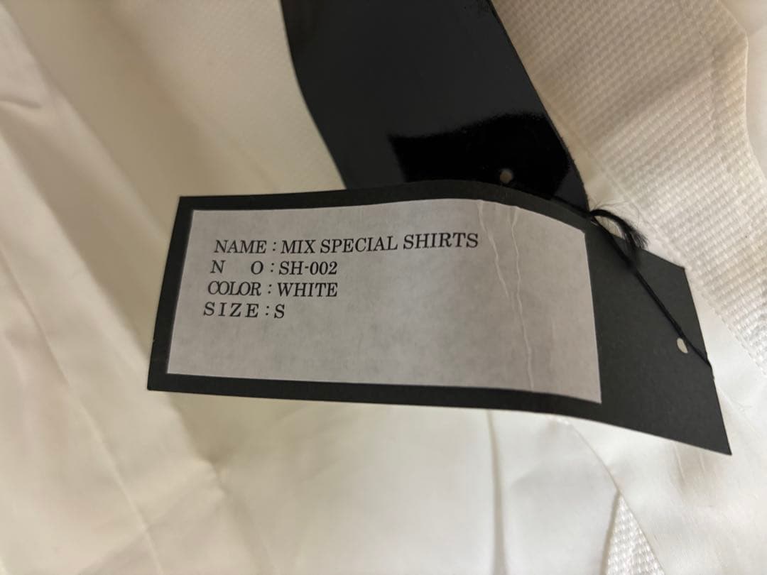 KOSMETIQUE LABEL 【S】未使用シャツ コスメティックレーベル トップス