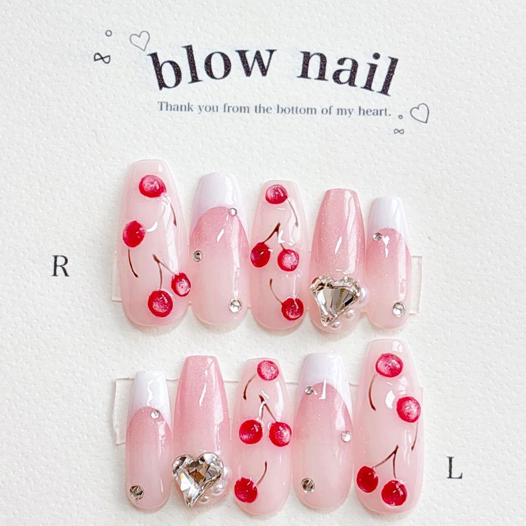 ぷっくり さくらんぼ 量産型 ワンホン フレンチガーリー ちゅるん スナ