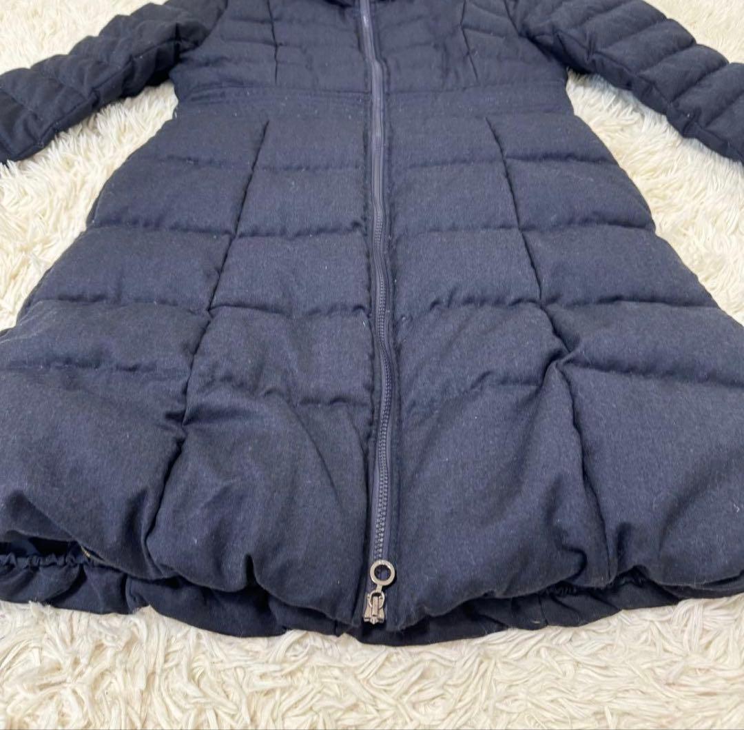 たの様専用】TATRASタトラスネイビーAラインウールロングダウンダウン