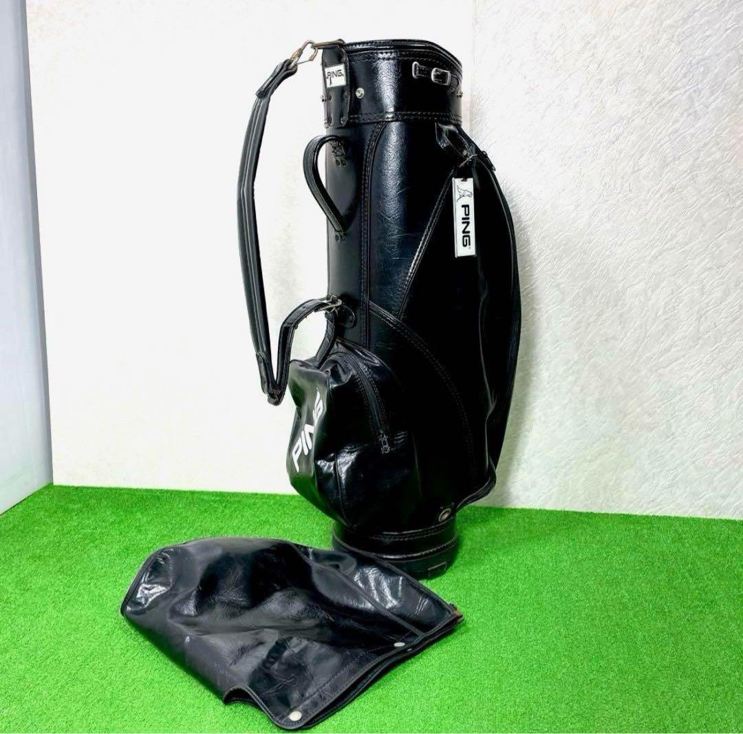激レア】【限定品】PING ピン 本革 ビンテージ キャディバッグ - メルカリ