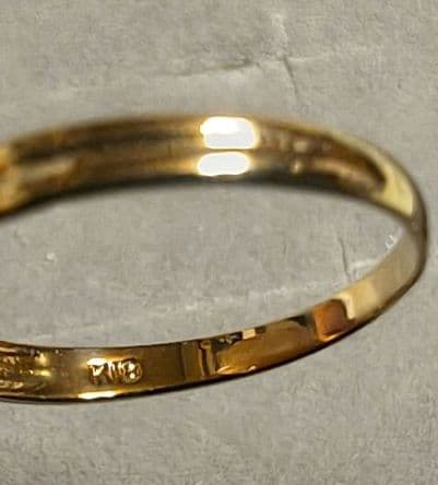 K18 アメシスト リング 約9号 1.03g