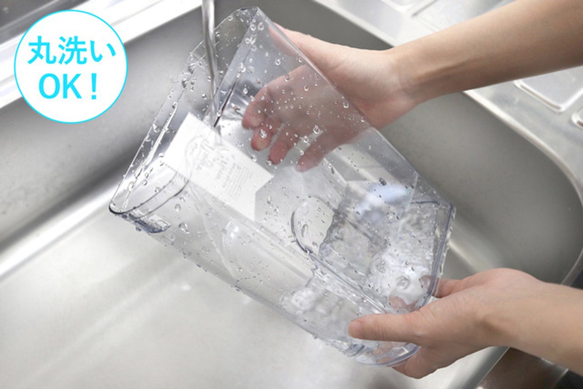 ひんやり美味しい浄水がいつでも！約2年カートリッジ交換不要なポット