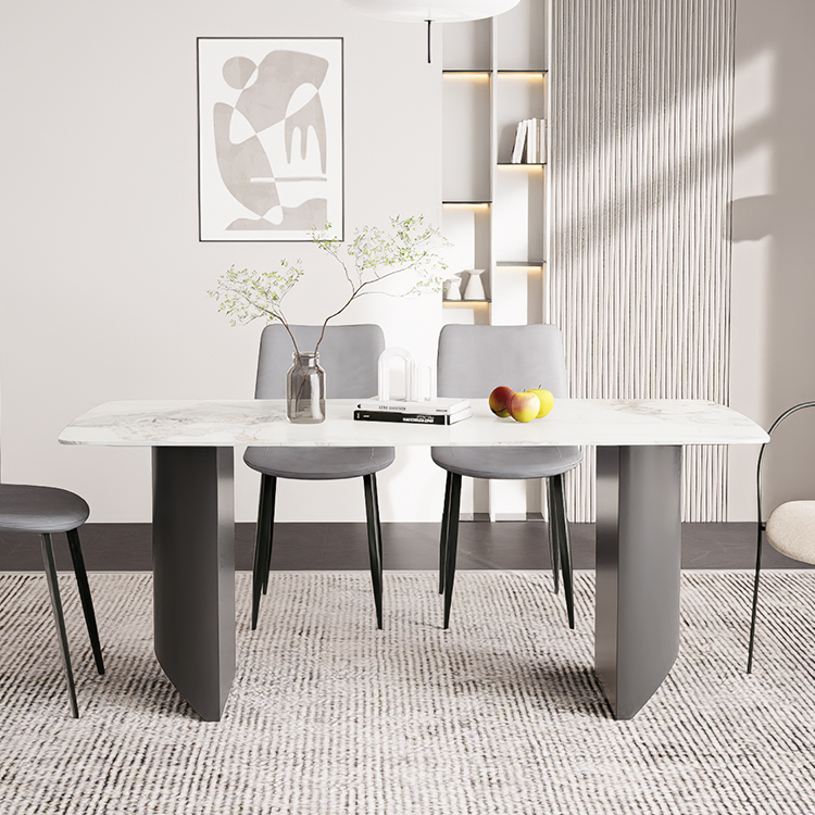 ダイニングテーブル セラミック ホワイト 北欧 おしゃれ テーブル 食卓