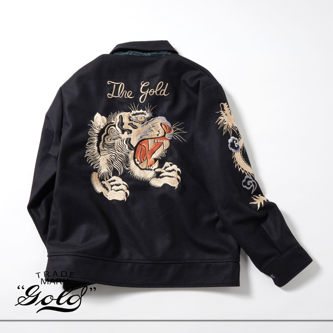 GOLD(ゴールド/東洋エンタープライズ) | 襟付きウールスカジャンのご