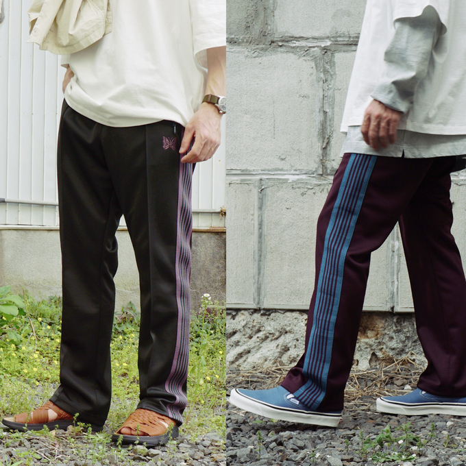 NEEDLES ナロートラックパンツを二色穿き比べて思う事 / スタッフ