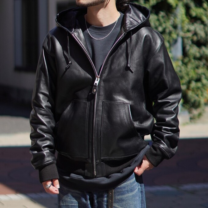 Schott(ショット)LEATHER FULL ZIP PARKA / スタッフブログ - ARKnets