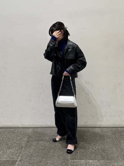 Olivia オリビア トラペーズショルダーバッグ - シルバー | CHARLES