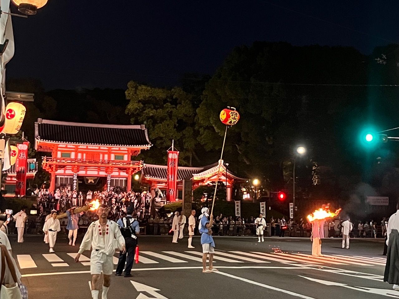 東山区】2023祇園祭 神輿洗 大松明 こんな祭があったとは知らなんだっ!