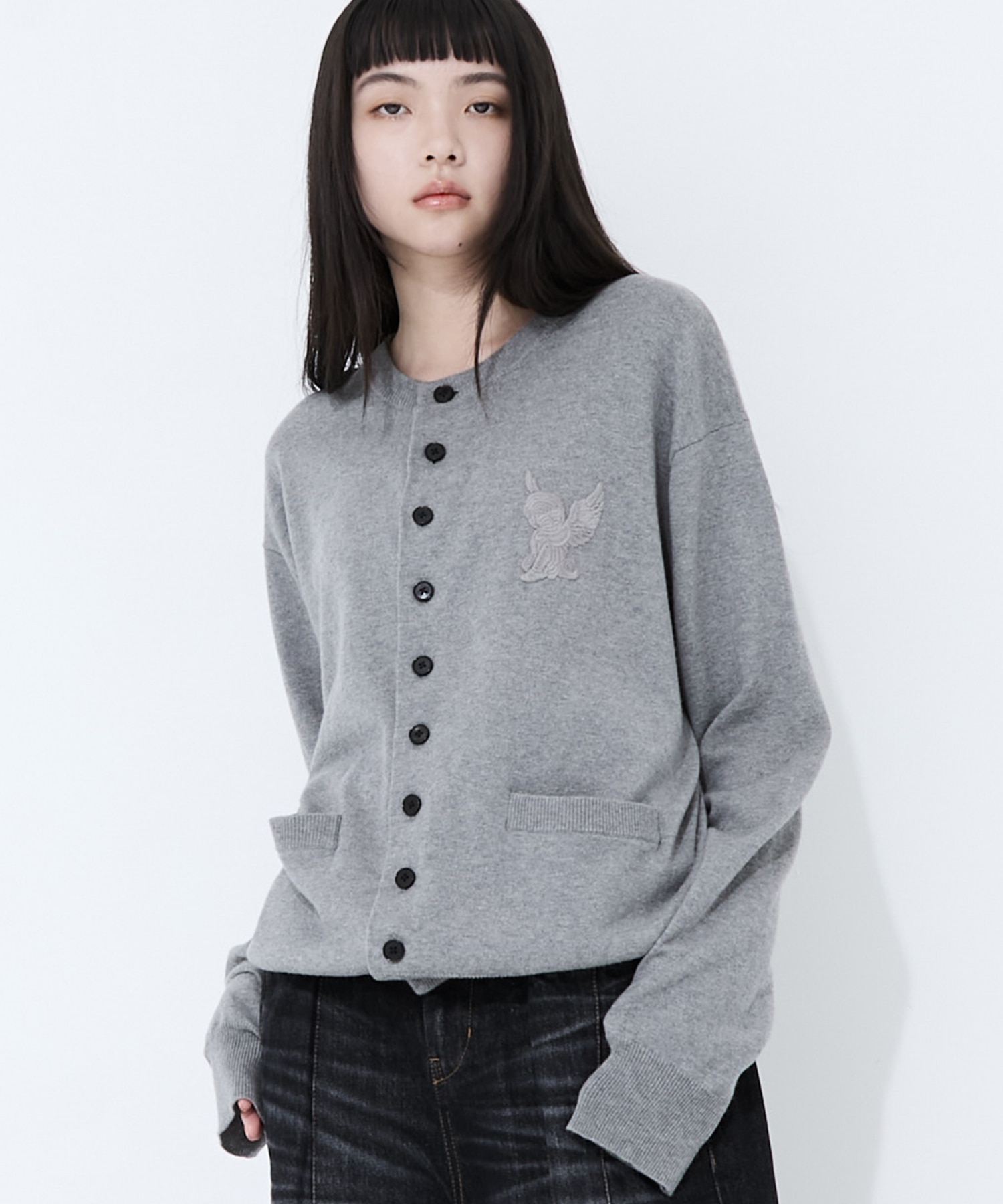 10 BUTTONS CARDIGAN(46 GREY): MASU: WOMENS｜ STUDIOUS ONLINE公式