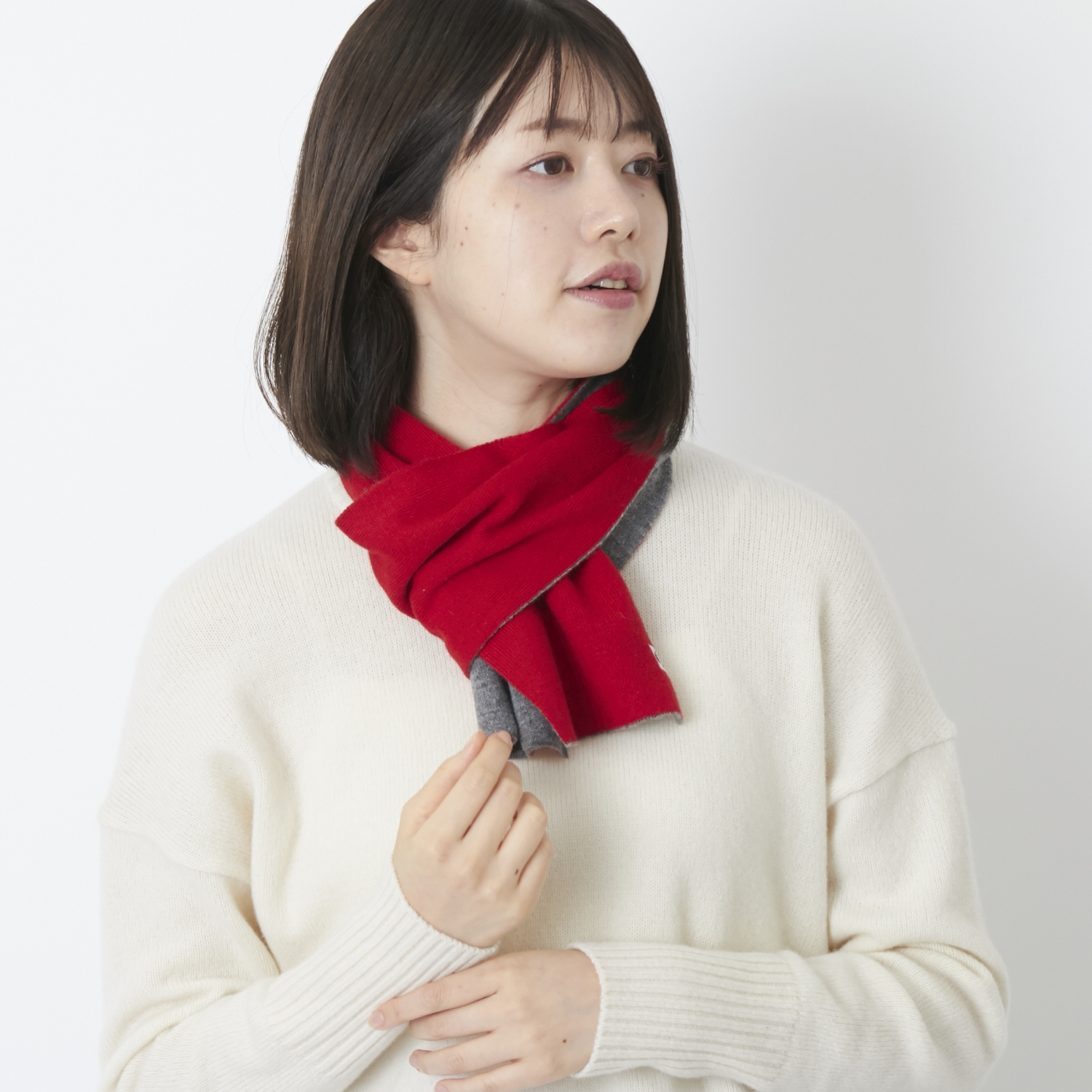 OTA KNIT/ちくちくしないマフラー -コンパクトさが嬉しい、なめらか