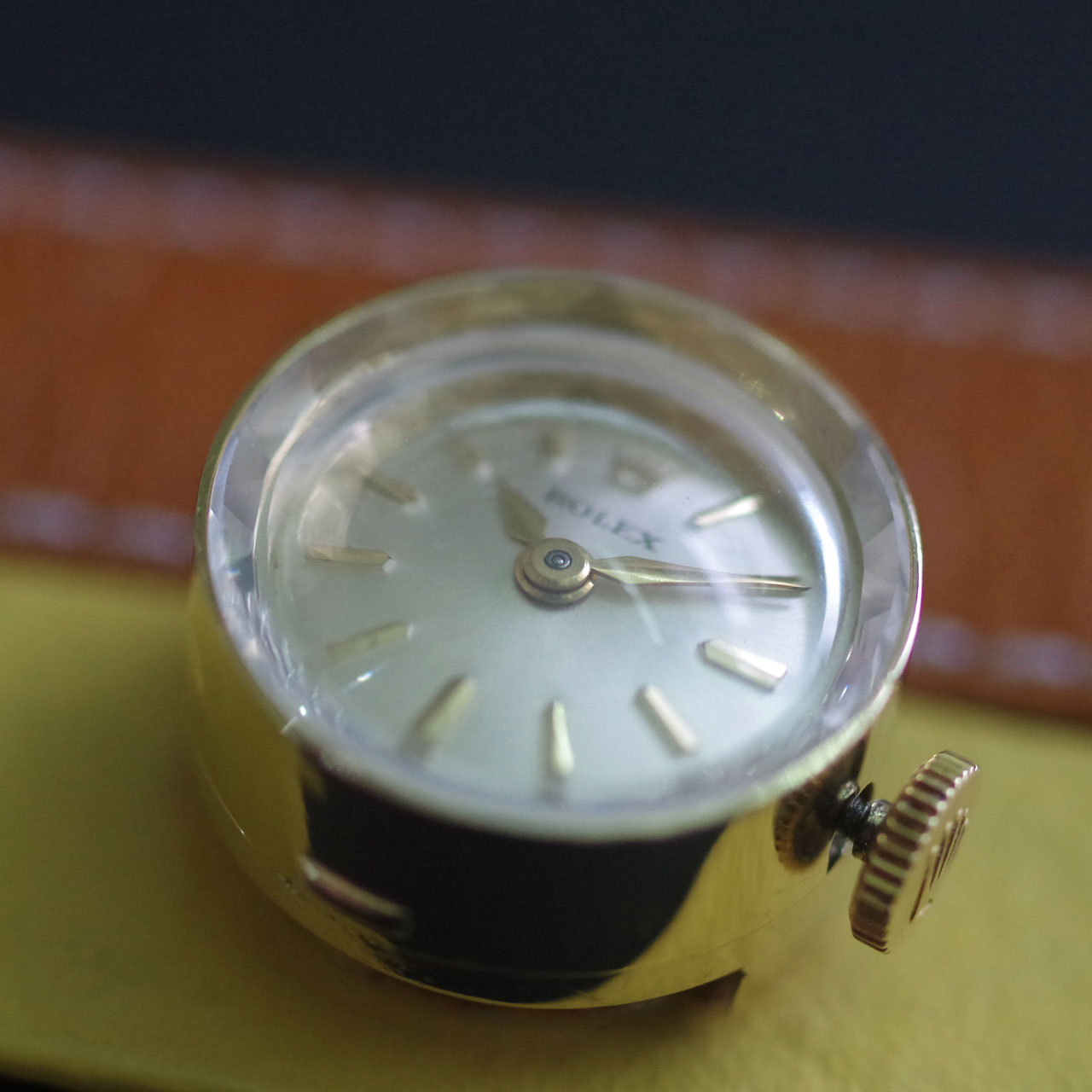 ROLEX ロレックス カメレオン Rolexオリジナル革ベルト＆王冠尾錠付き