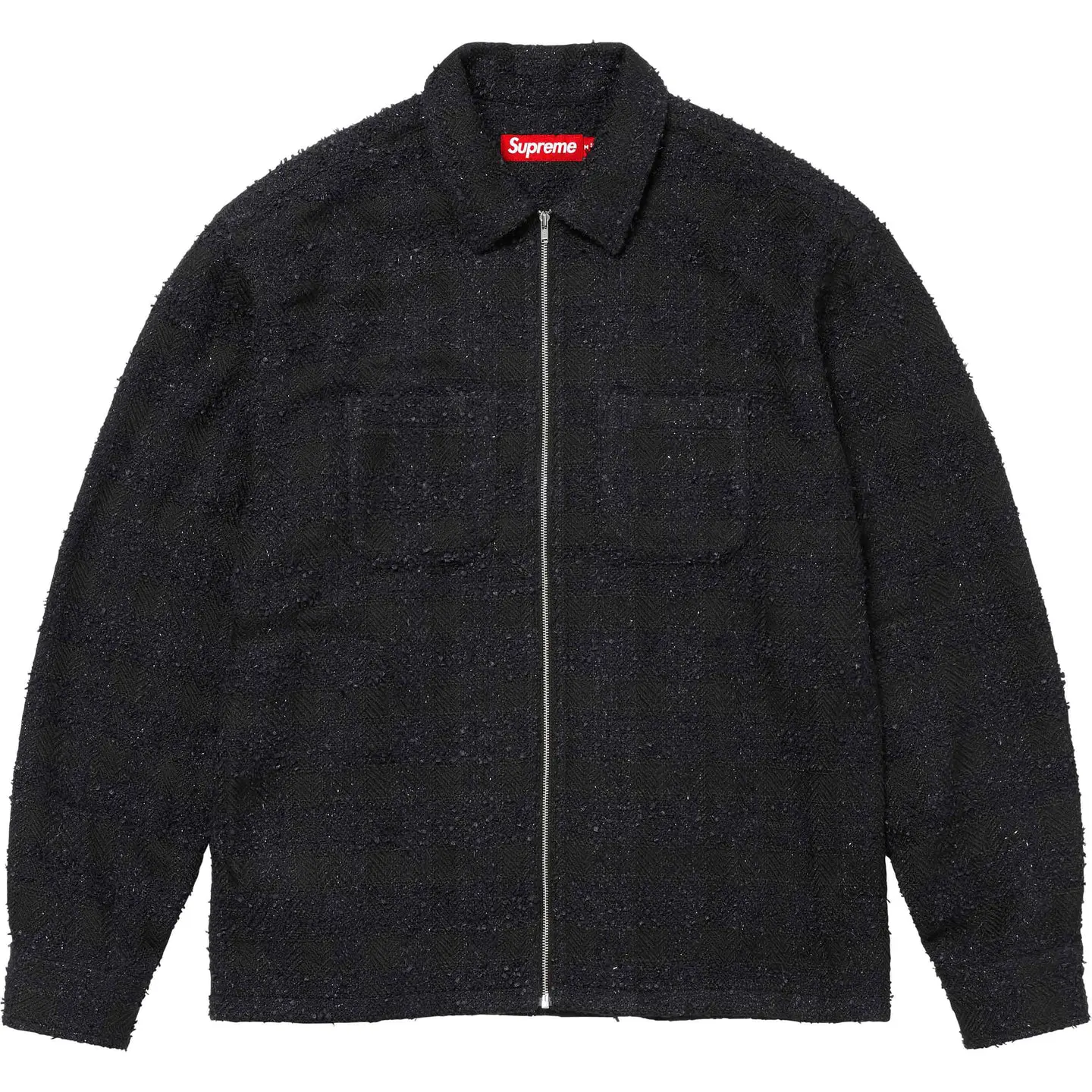 Bouclé Zip Up Shirt | Supreme 24fw