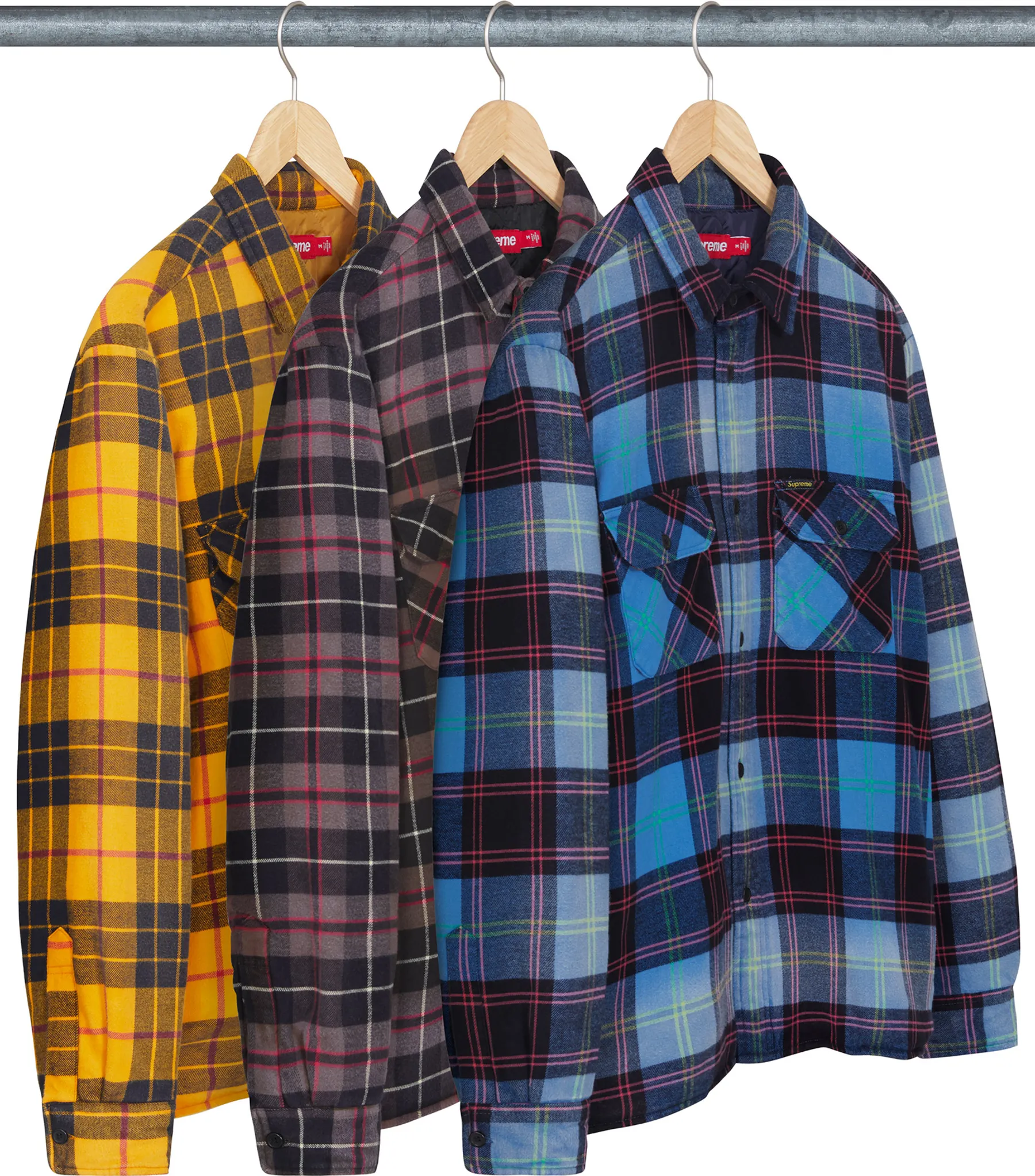 Quilted Plaid Shirt | Supreme 24fw