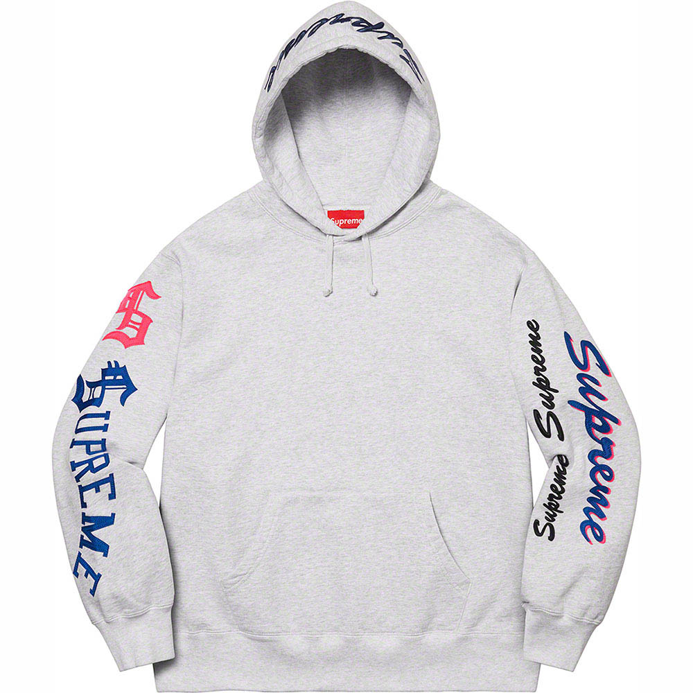 Rhinestone Hooded Sweatshirt | Supreme 21fw